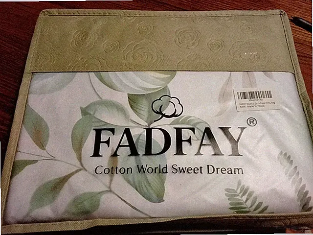FADFAY King Size Botanical Bed Sheet Set 3-Piece