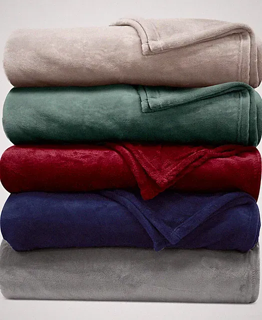 Lauren Ralph Lauren Blanket Micromink Plush Cover Throw Luxuriously Soft